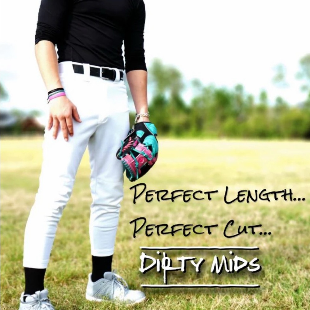 Dirty Mids Baseball Pants Size Large - BRAND NEW STILL IN THE PACKAGE!
